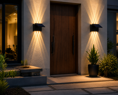 Lámpara Solar LED Exterior 6 Focos