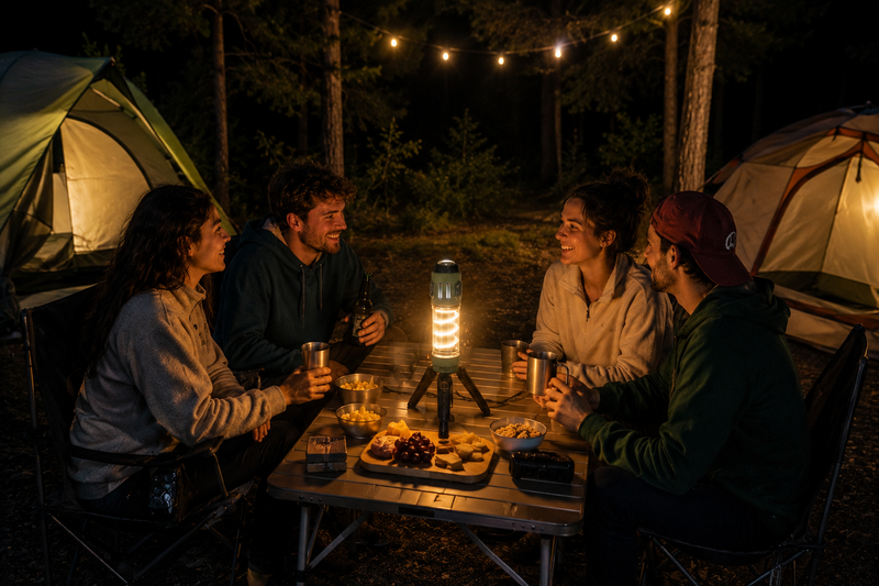 Linterna, luz ambiental y antimosquitos. 🏕️💡🦟